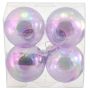 JULEKULER AKRYL Ø6CM LYS LILLA 4STK