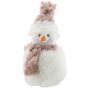 JULEPYNT SNØMANN 14CM HVIT