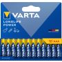 BATTERI VARTA LONGLIFE  POWER AAA 12-PK