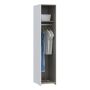 GARDEROBE SLETT 40CM HVIT