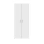 GARDEROBE SLETT 80CM HVIT