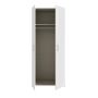 GARDEROBE SLETT 80CM HVIT
