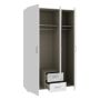 GARDEROBE SKUFFE HVIT 120 CM SET