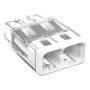 KLOBLINGSKLEMME WAGO 2773 2-P 0,75–4MM² HVIT 10STK