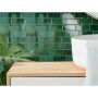 DEKORFLIS PEEL & STICK SUBWAY 29,4X21,4CM MØRKEGRØNN