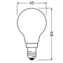 GLOBUSPÆRE OSRAM E14 3,4W FROSTET DIMBAR