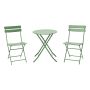 KAFÉSETT SUNFUN BISTRO + 2 STOLER MOSEGRØNN