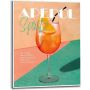 DEKORBILDE REINDERS APEROL TIME SLIM RAMME 40X50CM HVIT