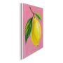 DEKORBILDE REINDERS JUICY LEMON SLIM RAMME 40X50CM HVIT