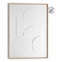 DEKORBILDE REINDERS PLANETER I TRERAMME 50X70CM