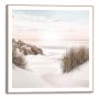 DEKORBILDE REINDERS  BEACH HORIZON SLIM RAMME 50X50CM TRE