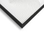 DEKORBILDE REINDERS TYNN KAMM SVART RAMME 30X40CM VIT