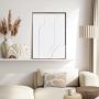DEKORBILDE REINDERS LAGGEOMETRISK TRERAMME 50X70CM