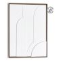 DEKORBILDE REINDERS LAGGEOMETRISK TRERAMME 50X70CM
