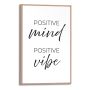 DEKORBILDE REINDERS POSITIVE VIBES SLIM RAMME 20X30CM TRE
