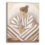 DEKORBILDE REINDERS ZEN LADY SLIM RAMME 40X50CM TRE