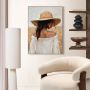 DEKORBILDE REINDERS SUMMER LADY SLIM RAMME 50X70CM TRE