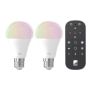 LYSKILDE EGLO CONNECT-Z E27 LED 9 W 2700-6500 K 2STK MED FJERNKONTROLL