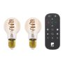 LYSKILDE EGLO CONNECT-Z E27 LED A60 4,9 W 2200-6500 K 2STK MED FJERNKONTROLL