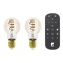 LYSKILDE EGLO CONNECT-Z E27 LED A60 4,9 W 2200-6500 K 2STK MED FJERNKONTROLL