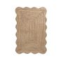 JUTEMATTE BØLGER 160X230CM NATUR