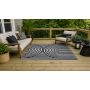 UTETEPPE GENTLE SVART 180X270CM