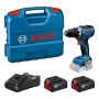 BATTERIDREVET DRILL BOSCH PROFESSIONAL GSR 18V-65 2X5,0AH