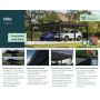CARPORT CANOPIA  OSLO METALL 4-PLATSER 11,9X6M 71,28M2