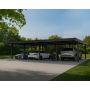CARPORT CANOPIA  OSLO METALL 4-PLATSER 11,9X6M 71,28M2