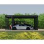 CARPORT CANOPIA  OSLO METALL 4-PLATSER 11,9X6M 71,28M2
