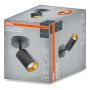 SPOTLIGHTS OSRAM ETERNAL GU10 SVART