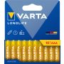 BATTERI VARTA LONGLIFE  AAA 10-PK