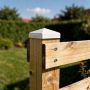 STOLPEHATT NORDIC FENCE GJERDE 91X91MM HVIT