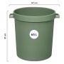 VANNTØNNE ORTHEX RESIRKULERT 65L GRØNN