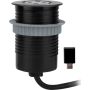 GRENUTTAK GELIA JORDET 1+1 USB-C 1,5M SVART