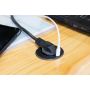 GRENUTTAK GELIA JORDET 1+1 USB-C 1,5M SVART