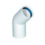 BEND PURUS INSTIKK 45° Ø32MM
