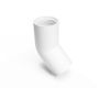 BEND PURUS INSTIKK 45° Ø40MM