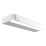 LED-BELYSNING 55CM HVIT MATT STRØMUTTAK VENSTRE