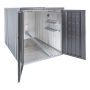 OPPBEVARINGSBOD BIOHORT MINIGARASJE L 145X203X150CM METALLIC KVARTSGRÅ