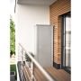 TERRASSESKAP BIOHORT JULIA MEDIUM HIGH METALLIC SILVER 0,44M²