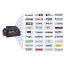 VERKTØYSETT BOSCH PROFESSIONAL 8 MASKINER 18V 4X5AH