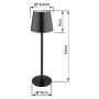 PORTABEL LAMPE GLOBO VANNIE SVART 360 MM 3 W