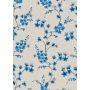 MONTE CARLO CERISE BLUE 140CM X 2M