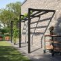 PERGOLA PLUS CUBIC MODELL 2 TRYKKIMPREGNERT TREVERK SVART 575X148X217 CM