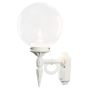 VEGGLAMPE KONSTSMIDE ORION HVIT
