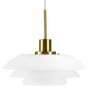 TAKLAMPE DYBERG LARSEN PENDEL DL31 OPAL/MESSING