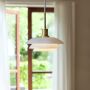 TAKLAMPE DYBERG LARSEN PENDEL DL31 OPAL/MESSING