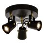 SPOTRONDELL ANETA LIGHTING METZ SVART/MESSING