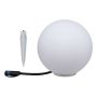 HAGEBELYSNING PAULMANN GLOBE Ø20 CM HVIT IP67 235 LM 3000 K